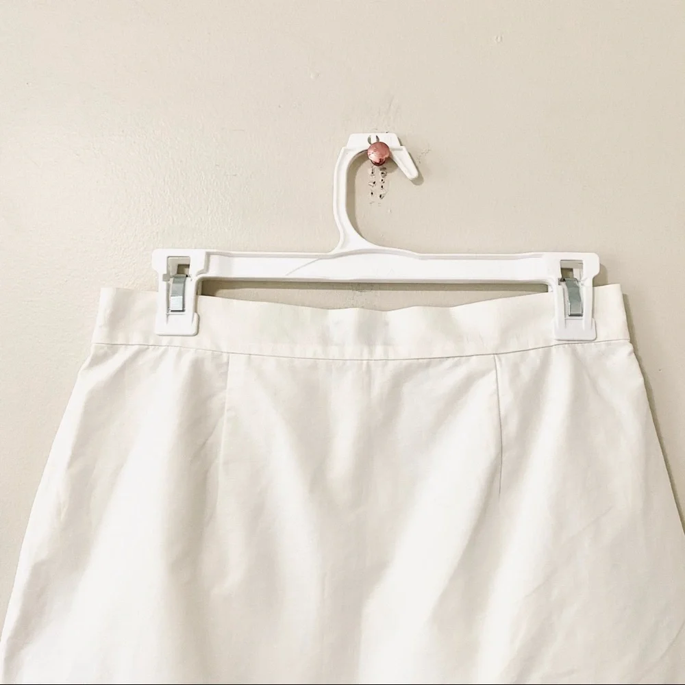 Kate Spade Pockets & Pleats Skirt White Mini size 6